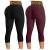 Smooto 2PC Tik Tok Leggings Women Yoga Pants Tummy Control Butt Lift High Waist Leggings Workout Booty Tights Yoga Pants