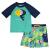 Tommy Bahama Boys' Rashguard and Trunks Swimsuit Set