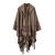 Bakerdani Poncho Capes with Hood Pashmina Cardigans Blanket Shawls with Tassels