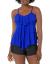 Holipick Women Tankini Swimsuits Two Piece Tummy Control Bathing Suits Ruffle Swim Tank Top with Boy Shorts Swimwear