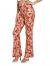 SOLY HUX Women's Print Elastic High Waisted Flare Leg Bell Bottom Pants