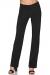 Boston Proper Women's Wrinkle-Resistant Straight-Leg Knit Solid Color Pant