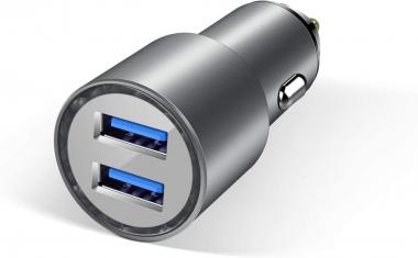 JDB Car Charger, 36W QC 4.8A All Metal Fast Car Charger Adapter Compatible with iPhone and More