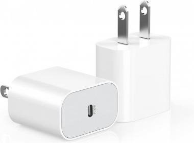 for iPhone Fast Charger, 2Pack 20w PD Power Adapter, Fast Charging Wall Charger Block, USB-C Brick Plug for Apple iPhone 13/13 Pro/13Mini/12 Pro/12 Mini/12 Pro Max/11 Pro Max, iPad Pro 2020