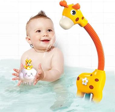 YSMJ Baby Bathtub Toy with Shower Head, 2 in 1 Shower Faucet and Toy for Toddles and Babies