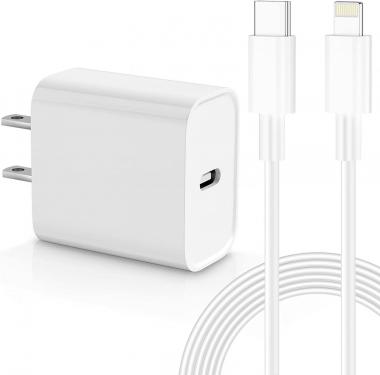 iPhone 11 12 13 Super Fast Charger [Apple MFi Certified] High Speed iPhone Charger 20W PD USB C 6FT Wall Charger Compatible with iPhone 13/13Pro/12/12 Pro/11/11Pro/XS/Max/XR/X/8/8 Plus,iPad