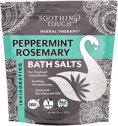 SOOTHING TOUCH Bath Salts Peppermint Rosemary, 32 OZ