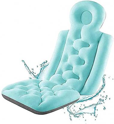 Tophacker Full Body Bathtub Pillow Non-Slip Luxury Spa Cushion for Tub Spa Bath Pillows for Head Neck Shoulder and Back Rest Hot Tub Accessories