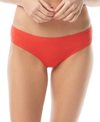 Vince Camuto Women's Standard Shirred Smooth Fit Cheeky Bikini Bottom