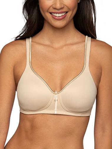 Vanity Fair Women's Body Caress Full Coverage Convertible Bra