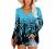 Womens Henley V Neck Casual Blouse Button Down T Shirts Flare and Flowy Tops