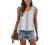 SAMPEEL Tank Tops for Women Summer Trendy V Neck Sleeveless Tee Shirts Women Casual Tee