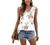 SAMPEEL Tank Tops for Women Summer Trendy V Neck Sleeveless Tee Shirts Women Casual Tee