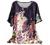 SNKSDGM Women's Casual Boho Cotton Linen Shirts Oversized Crewneck T Shirts Summer Floral Print Linen Tunic Tops Blouse Shirt