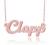 Infinite Memories Personalized Monogram Pendant Custom Name Necklace Customizec Nameplate