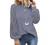 MIHOLL Women’s Long Sleeve Tops Lace Casual Loose Blouses T Shirts