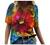 Women Plus Size Tops Vintage Aesthetic Printed Short Sleeve Summer T Shirts Basic Casual V Neck Tees Tshirt Blouses