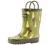 OAKI Kids Waterproof Rubber Rain Boots with Easy-On Handles