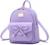 Girls Bowknot Cute Leather Backpack Mini Backpack Purse for Women