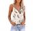 Womens Fashion 2022 Summer Tops Dressy Plunge V Neck Zip Up Spaghetti Strap Tank Top Sleeveless Camisole Shirts Blouse