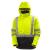 Helly Hansen Workwear Alta Breathable Waterproof Shell Jacket for Men - High Visibility High Mobility Protective Rain Coat