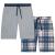 Eddie Bauer Men's 2 Pack Lounge Shorts with Pockets