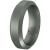 Knot Theory Silicone Wedding Ring Band for Men Women: Superior Non Bulky Rubber Rings - Premium Quality, Style, Comfort - Ideal Bands for Gym, Work, Hunting, Sports, and Travels