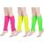 80s Women Neon Leg Warmers Knit Ribbed Leg Warmer for Party Accessories