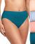 Hanes Women's Panties 4-Pack, Moisture-Wicking Ribbed Underwear Multipack, Hi-Cut Brief Underwear, 4-Pack (Colors May Vary)