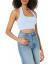 The Drop Women's Greta Fitted Square Neck Halter Sweater Bralette