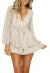 Fixmatti Women Boho Summer Romper Casual Floral Print Off Shoulder Strapless Shorts Jumpsuits