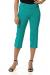 Rekucci Women's Ease into Comfort Capri with Button Detail