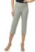 Rekucci Women's Ease into Comfort Capri with Button Detail