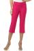 Rekucci Women's Ease into Comfort Capri with Button Detail