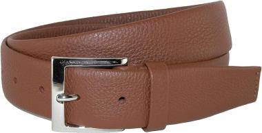 CrookhornDavis Dress Belt for Men, Natural Leather Accessories, One Piece Leather