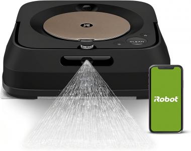 iRobot Braava Jet m6 (6012) Ultimate Robot Mop- Wi-Fi Connected, Precision Jet Spray, Smart Mapping, Works with Alexa, Ideal for Multiple Rooms, Recharges and Resumes, Black