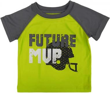 Peanut & Ollie Infant Boys Future MVP Football T-Shirt 6/9m Lime