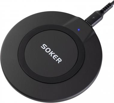 Wireless Charger 15W, Wireless Fast Charging Pad Compatible with Samsung Galaxy S8/S9/S7/S7 Edge/S6/S6 Edge/Note 5/Note 8, iPhone13/13pro/12/11/XR/XS/X/8/8Plus