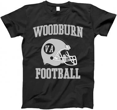 Vintage Football City Woodburn Shirt for State Virginia with VA on Retro Helmet Style