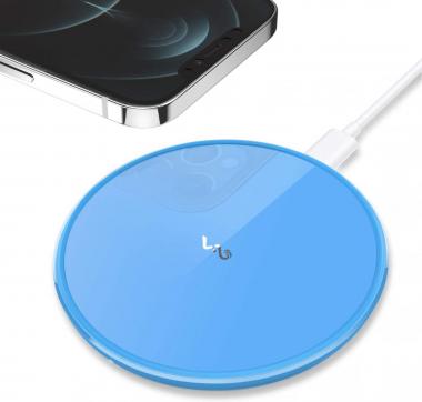 Fast Wireless Charger,Vebach 15W Max Qi Certified Wireless Charging Pad,Fashionable Mirror Design Compatible with iPhone 14/13 Pro Max/13 Mini/iPhone 12 Pro Max/11 Pro Max,Samsung S21/S20/Note 10 etc