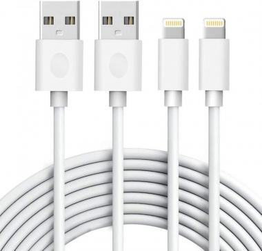 iPhone Charger, [Apple MFi Certified] AEAOA 2Pack 6ft USB to Lightning Cable Power Fast Charging Data Sync Transfer Cord Compatible with iPhone 13 12 11 Pro Max XS XR X 8 7 Plus 6S SE iPad and More