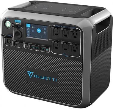 BLUETTI AC200P Power Station 2000W/2000Wh LiFePO4 Backup Battery Pack Solar Generator With 6 110V Pure Sine Wave AC Outlets(4800W Peak) Widely Use for Camping Outdoor RV Power Outage Home Off-grid