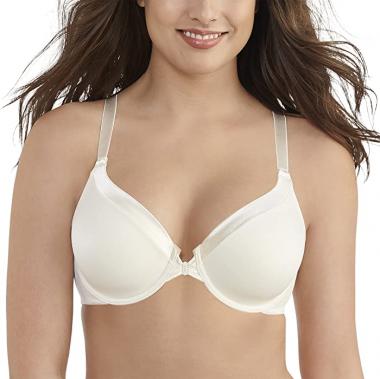 Vanity Fair Women's Front Closure Bra with No-Poke Underwire (34B-44DDD)