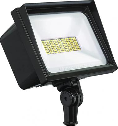 Lithonia Lighting QTE LED P3 40K 120 THK DDB M6 Outdoor QTE LED Compact Floodlight in Bronze