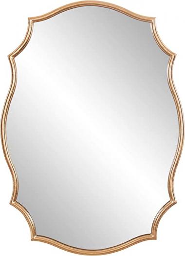 Patton Wall Décor 24x36 Gold Ornate Wall Accent Mirror