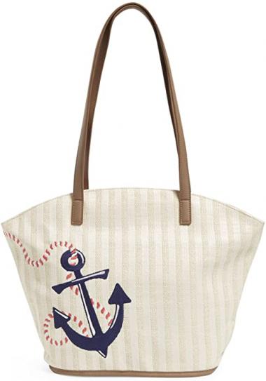 Vera Bradley Straw Tote Bag