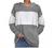 YRAETENM Fall Winter Hoodies for Women Color Blocked Long Sleeve Tops Casual Loose Blouse Comfortable Holiday Pullover