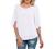 Neineiwu Womens Casual Scoop Neck Loose Top 3/4 Sleeve Chiffon Blouse Shirt Tops