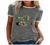 Plus Size T-Shirts for Women Crewneck Short Sleeve Summer Tops Loose Fit T-Shirts Funny Printed Graphic Tee Tunic Top