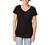 Hanes Women's Shirred V-Neck T-Shirt